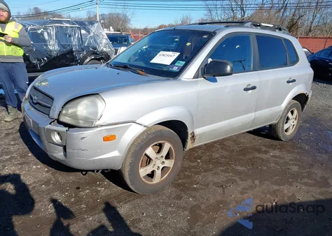 2006 Hyundai Tucson Gl from USA, damaged, VIN KM8JM12B56U387820